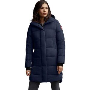 Canada Goose Allison Packable Down Coat Atlantic Navy Womens Size XL Mid Length